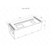 Автоматический биокамин Lux Fire Smart Flame 600 RC INOX