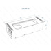 Автоматический биокамин Lux Fire Smart Flame 700 RC INOX
