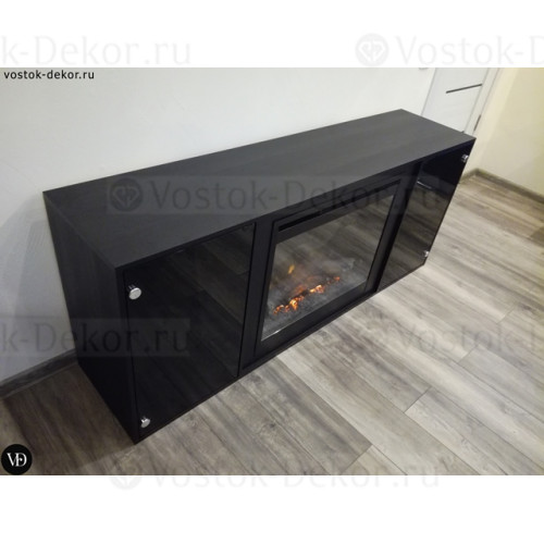  Электрокамин TV Black 26