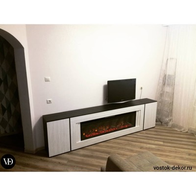 Тумба ТВ под телевизор с электроочагом Royal Flame Vision 60 LOG LED NEW