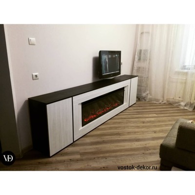 Тумба ТВ под телевизор с электроочагом Royal Flame Vision 60 LOG LED NEW