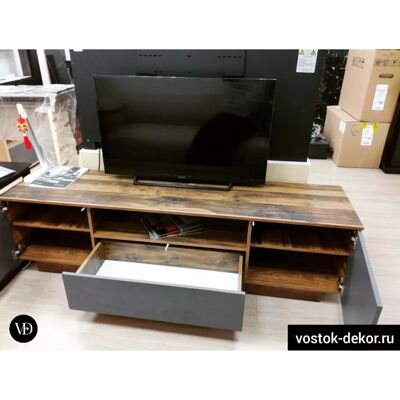 Тумба под телевизор Loft wood 1800