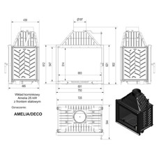 Топка AMELIA/DECO Топка AMELIA/DECO
