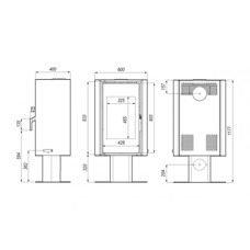 Печь DEFRO HOME SOLUM TOP, 9кВт Печь DEFRO HOME SOLUM TOP, 9кВт