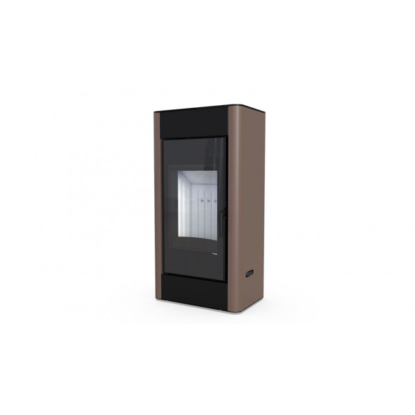 Печь DEFRO HOME SOLUM, 9кВт, коричневая сталь