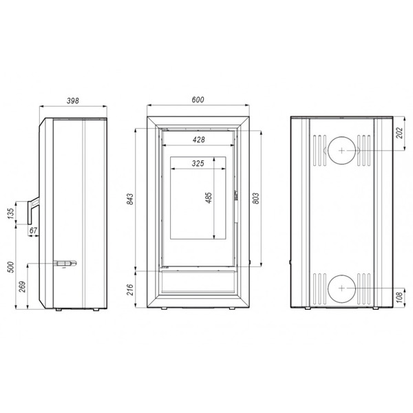 Печь DEFRO HOME IGNIS, 9кВт