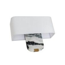 Бра мраморное с белым абажуром Бра мраморное с белым абажуром