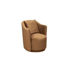 Кресло Verona Basic вращающееся велюровое коричневое Кресло Verona Basic вращающееся велюровое коричневое