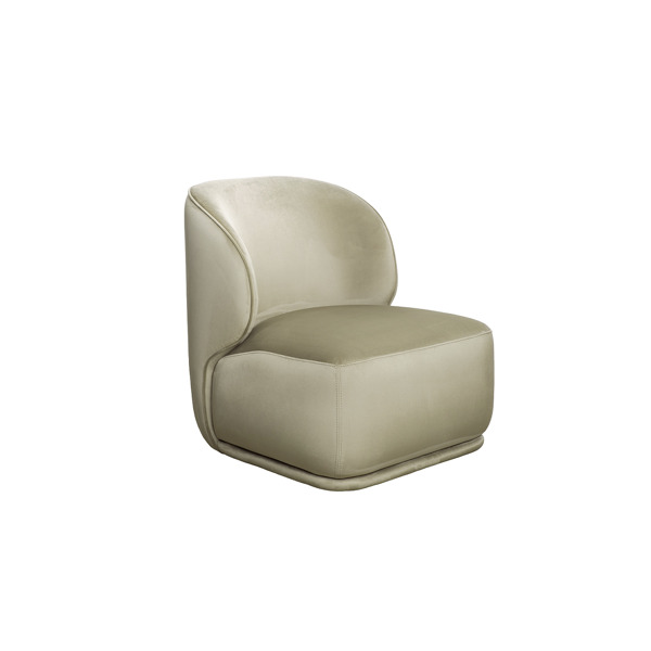 Кресло Capri Basic велюровое оливковое