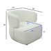 Кресло Тироло (Tirolo) букле белое