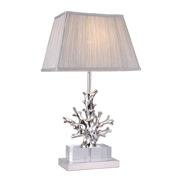 Лампа настольная Серебряный коралл (Silver coral)
