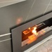 Тумба ТВ под телевизор из керамогранита с биокамином  Line Element длина 160 см. Любой цвет
