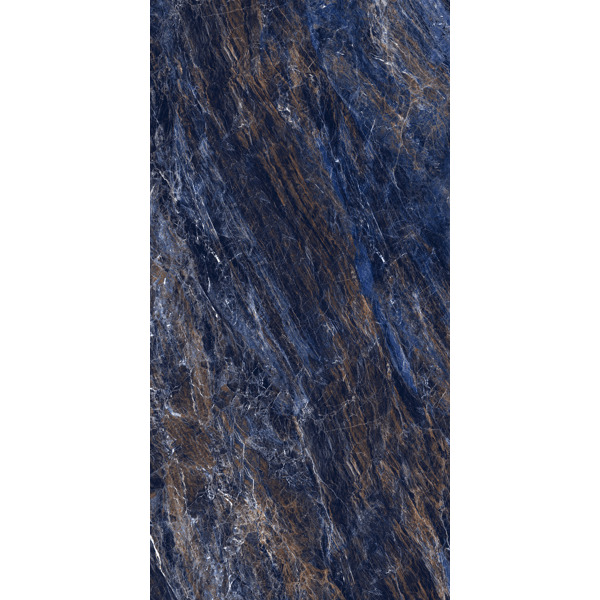 Керамогранит синий глянцевый - Sea Blue 120х60 см