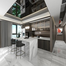Керамогранит серый глянцевый - Lux Grey 120х60 см Керамогранит серый глянцевый - Lux Grey 120х60 см