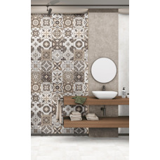 Керамогранит коричневый матовый - Fractal Decor 120х60 см
