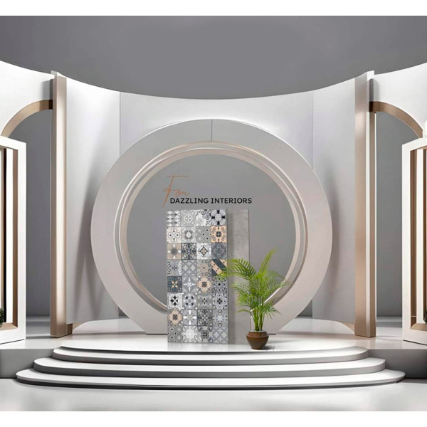 Керамогранит серый матовый - Aura decor 120х60 см
