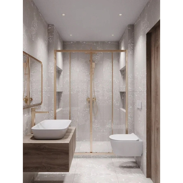 Керамогранит белый матовый (текстурный) - Prion Crema 120х60 см