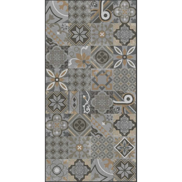 Керамогранит серый матовый - Decor 1006-1 120х60 см