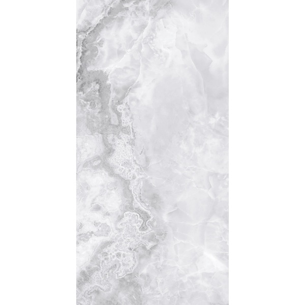 Керамогранит серый сатин матовый - Onyx Silver 120х60 см