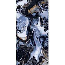 Керамогранит голубой супер глянцевый - Marble Blue 120х60 см