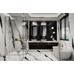 Керамогранит черно-белый глянцевый - Panda White Polished 1600х3200x6 мм