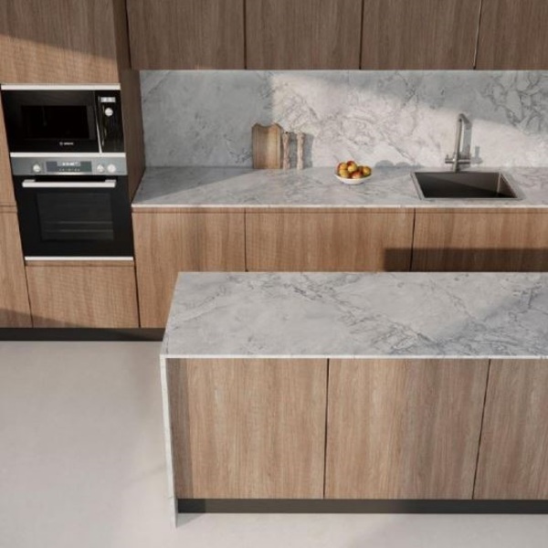 Керамогранит серый глянцевый - Super White Polished 1600х3200x6 мм Керамогранит серый глянцевый - Super White Polished 1600х3200x6 мм