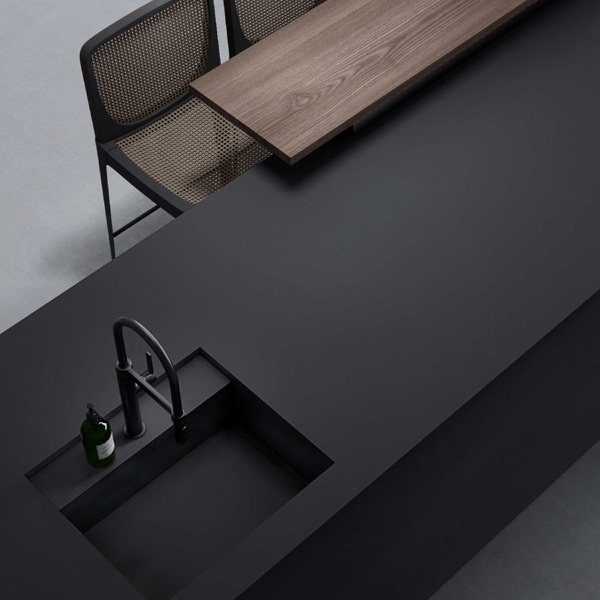 Керамогранит черный матовый - Pure Black Matt 1600х3200x12 мм