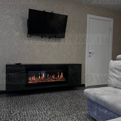Индивидуальную подвесная тумба с электроочагом Royal Flame 5D V-ART 40