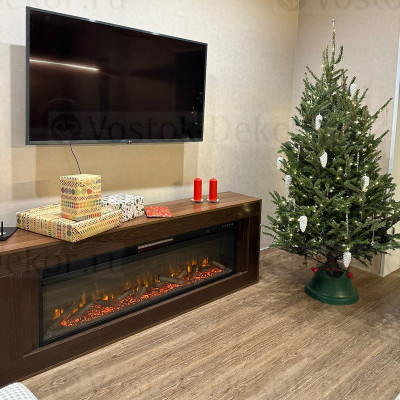 Линейный электрокамин LINE 60 с электроочагом Vision 60 LOG LED NEW