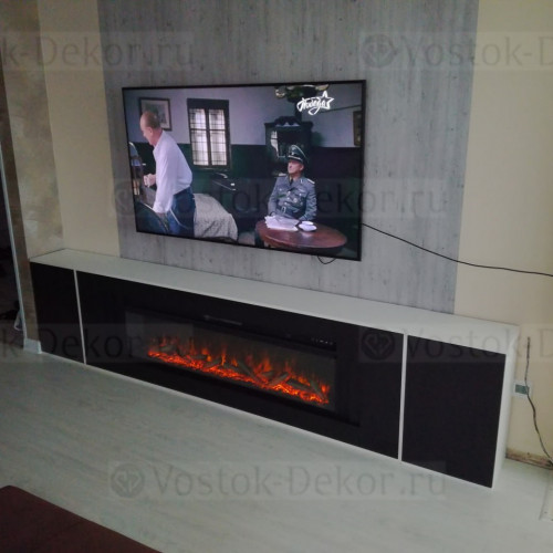 Электрокамин Line 60 Black/White