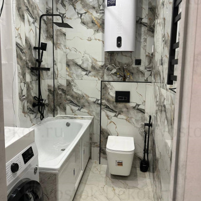 Керамогранит матовый Majestic Crema 120х60 см и глянцевый Modular Brown 120х60 см