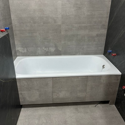 Монтаж керамогранита LOFT Grey 120х60 см и Divine Graphite 120х60 см