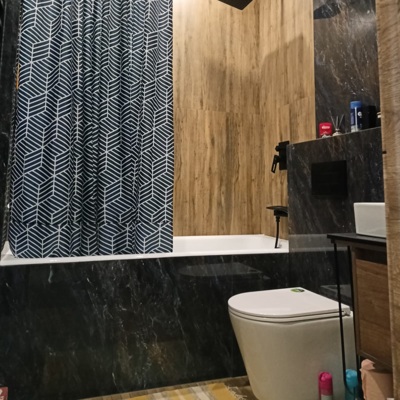 Монтаж керамогранита Sea Blue 120х60 см