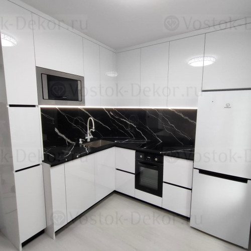 Фартук из керамогранита Marble Black 120х60 см